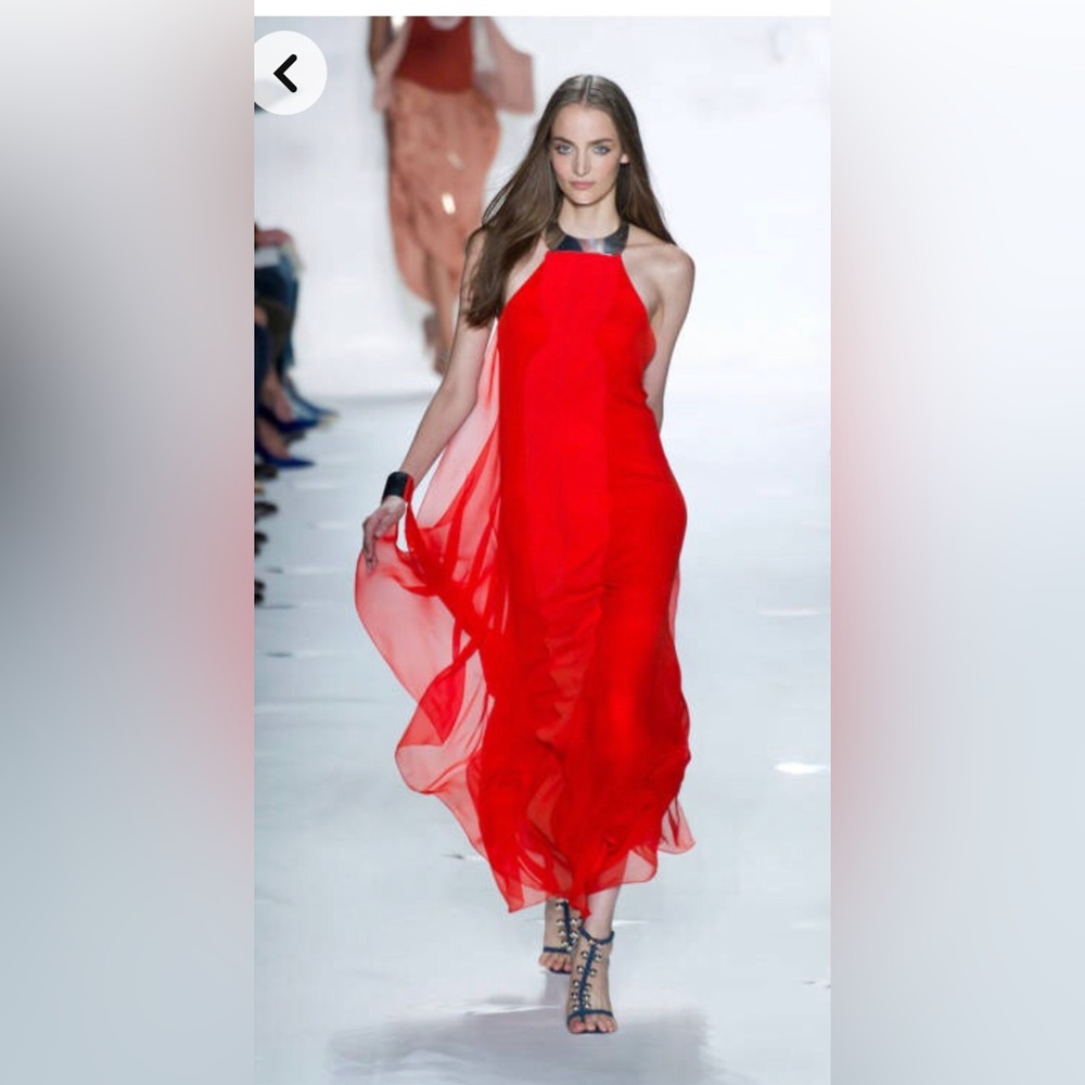 DVF red dress , XS